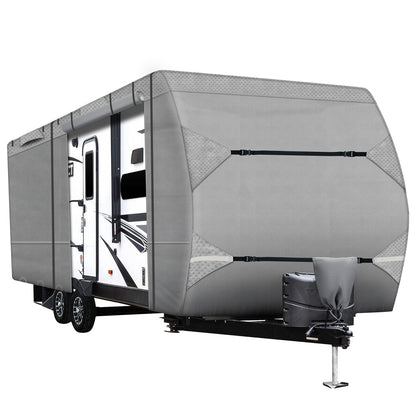 RV Covers | Travel Trailer Camper Covers 8 Layers Winter Waterproof